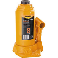 Домкрат гидравлический бутылочный, 8 т, h подъема 200-385 мм// SPARTA 50324