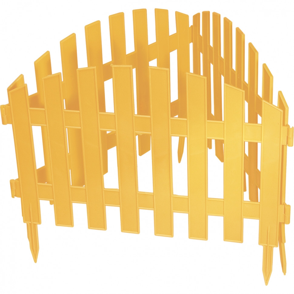 Забор декоративный "Винтаж", 28 х 300 см, желтый// PALISAD Россия 65010 - фото 1 - id-p67410097