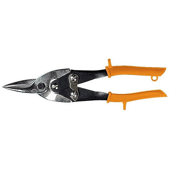 Ножницы по металлу, 250 мм, пряморежущие, обрезиненные рукоятки// SPARTA 783155