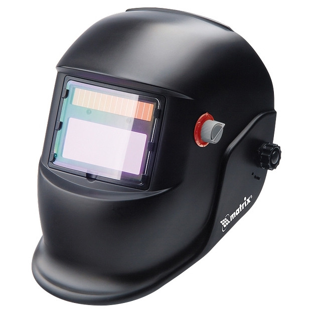 Щиток защитный лицевой (маска сварщика) с автозатемнением // MATRIX 89133