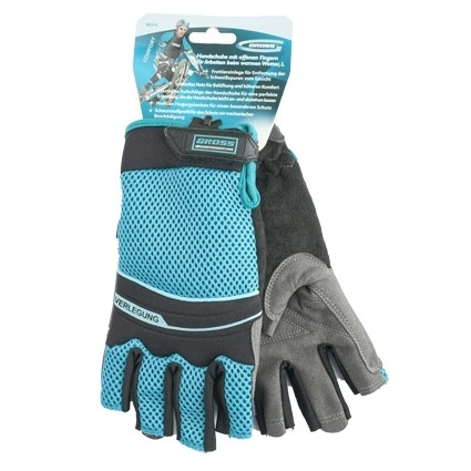 Перчатки комбинированные облегченные, открытые пальцы AKTIV, L// GROSS 90316 - фото 3 - id-p67412818