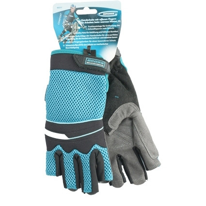 Перчатки комбинированные облегченные, открытые пальцы, AKTIV, XL// GROSS 90317 - фото 3 - id-p67412824