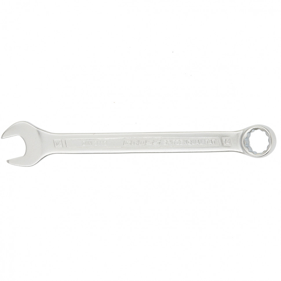 Ключ комбинированный 14 мм, CrV, холодный штамп GROSS 15133 - фото 1 - id-p73254125