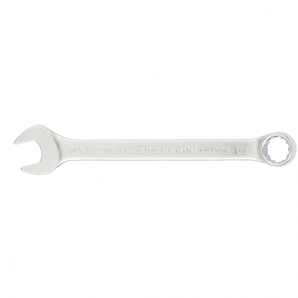 Ключ комбинированный 17 мм, CrV, холодный штамп GROSS 15136 - фото 1 - id-p73254127