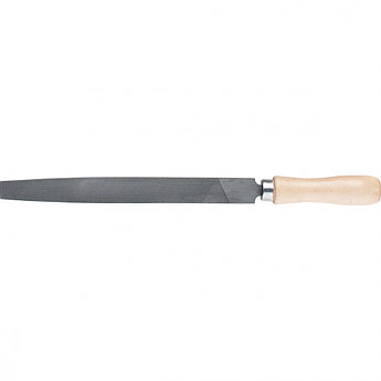 Напильник, 150 мм, плоский, деревянная ручка СИБРТЕХ 16223