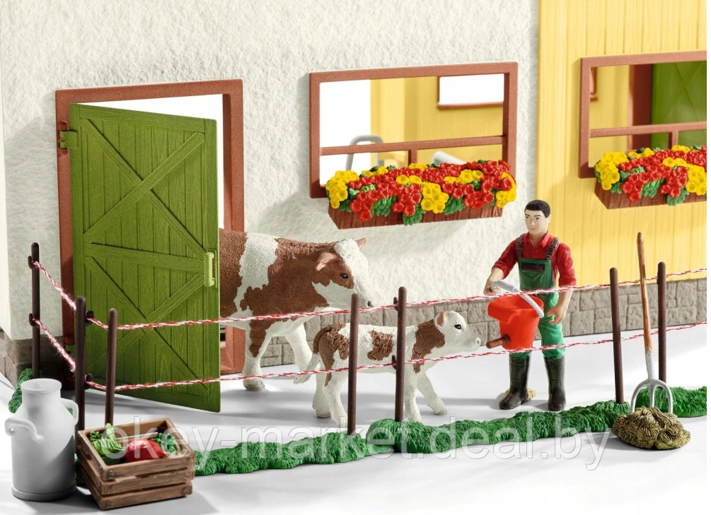 Игровой набор Schleich Ферма с животными и аксессуарами - фото 6 - id-p137216205