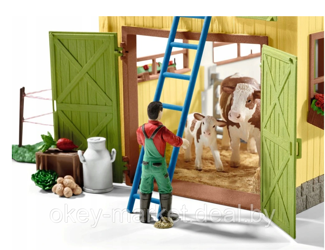 Игровой набор Schleich Ферма с животными и аксессуарами - фото 7 - id-p137216205