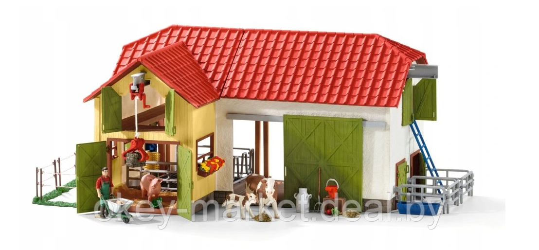 Игровой набор Schleich Ферма с животными и аксессуарами - фото 9 - id-p137216205