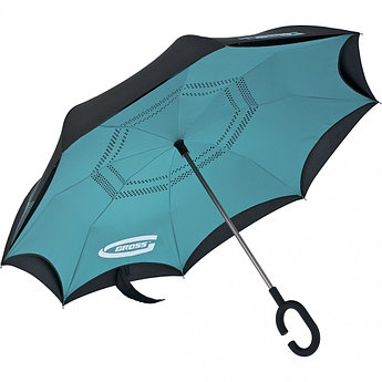 Зонт-трость обратного сложения, эргономичная рукоятка с покрытием Soft Touch// Gross 69701