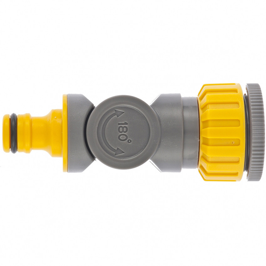 Соединитель штуцерный с внутр. резьбой1/2"-3/4" с шарниром, LUXE// PALISAD 66247