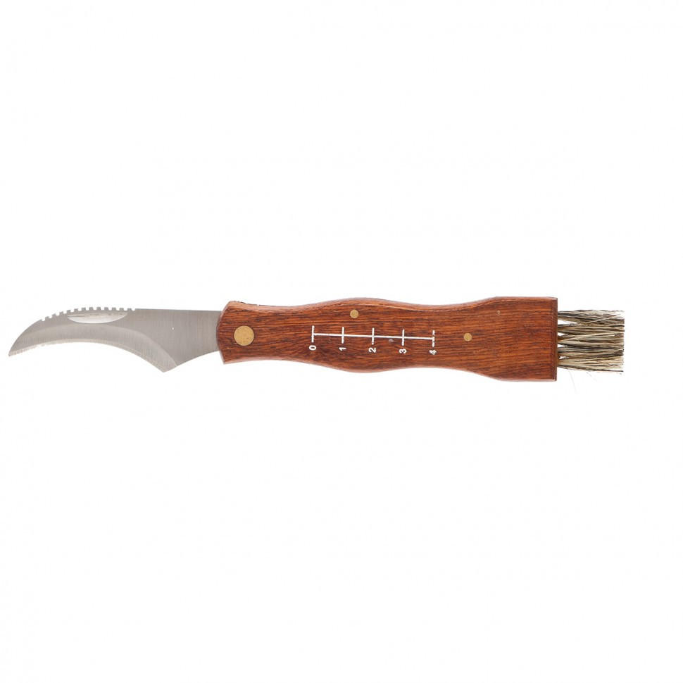 Нож грибника большой, деревянная рукоятка Palisad79005