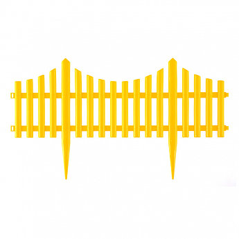 Забор декоративный "Гибкий", 24 x 300 см желтый Palisad65016