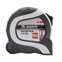 Рулетка Extra Wide, 8 м x 27 мм, двухкомпонентный корпус, Pro Matrix32586