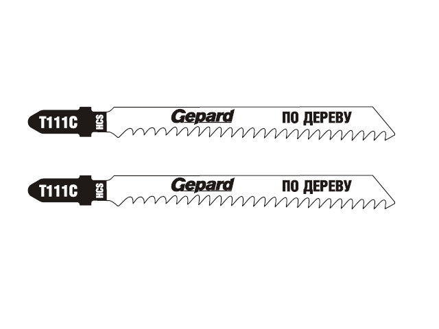 Пилка лобз. по дереву T111C (2 шт.) GEPARD