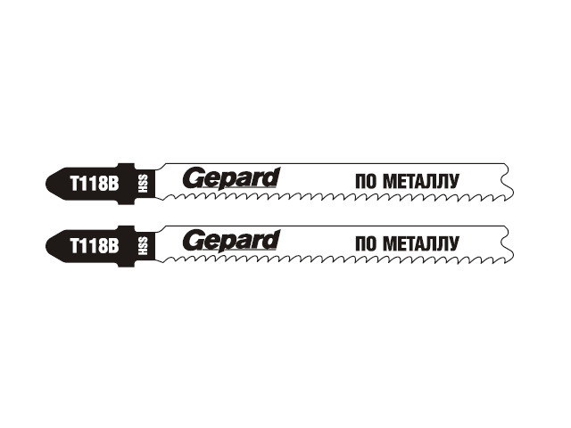 Пилка лобз. по металлу T118B (2 шт.) GEPARD