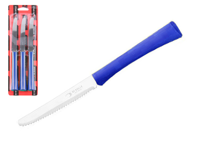 Набор ножей столовых, 3шт., серия INOVA D+, голубые сан марино, DI SOLLE (Супер цена! Длина: 217 мм, длина - фото 1 - id-p111595831
