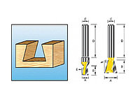 Фреза лас/хв25,4х22,2х12х38х2Т (MAKITA)