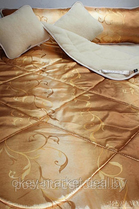 Одеяло-покрывало из шерсти австралийского мериноса с открытым ворсом.Размер 150х200, фото 3