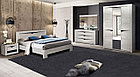 Комплект мебели для спальни Лючия 3-х дверный (бетон пайн белый/венге), фото 2