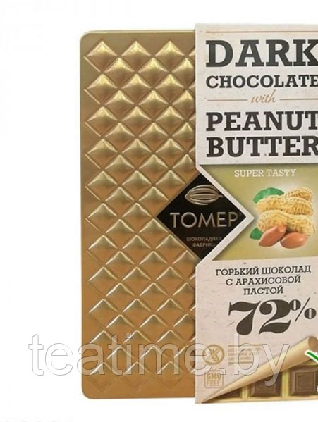 Шоколад Томер Peanut Butter 90 г горький (жесть)
