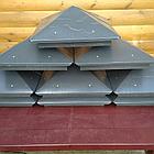 Колпаки оцинкованные для столбов, фото 2