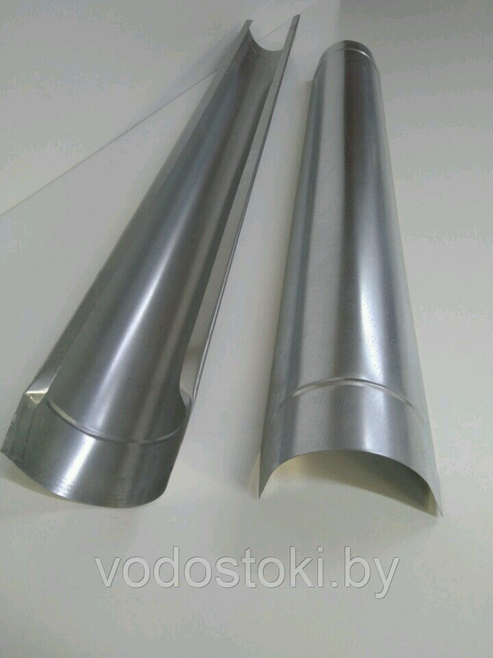 Желоб из оцинкованной стали НЕКОНДИЦИЯ Д120 1м25