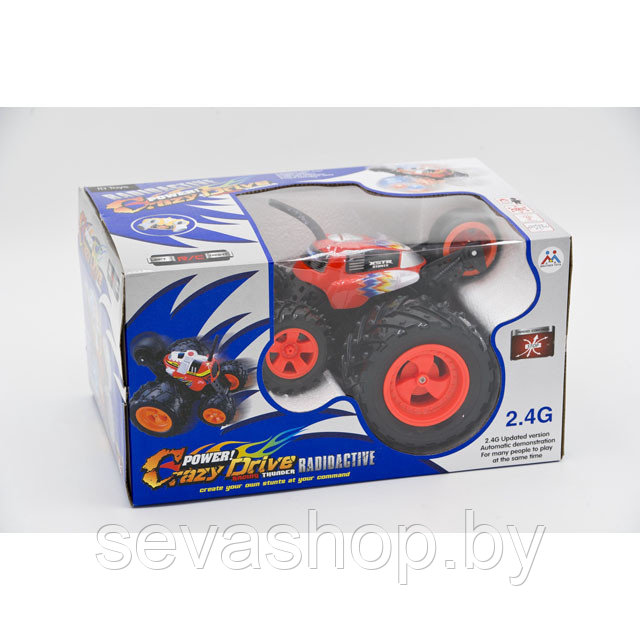 Машина-перевертыш р/у Crazy Drive аккумуляторная L8239