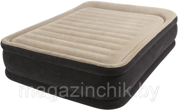 Надувная двуспальная кровать Intex Queen Premium Comfort 64404 152*203*33 см со встр. элекронасосом, Интекс - фото 9 - id-p10389544