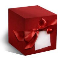 Коробка для кружки "Красное сердце"