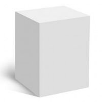 Коробка белая для кружки пивной 500 мл
