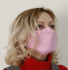 Защитная маска многоразовая от 100 шт. двухслойная. Выгодно!, фото 3
