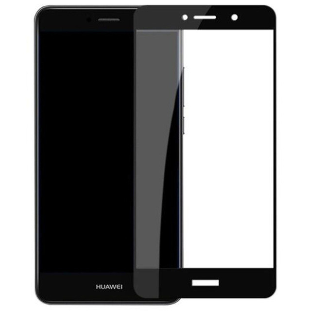 Защитное стекло Full-Screen для Huawei Honor 7C / 7A Pro (5D-9D с полн прокл) черный - фото 3 - id-p137289054