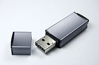 Флеш накопитель USB 2.0 Goodram Edge UEG2, металл, антрацит, 128Gb