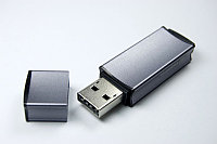 Флеш накопитель USB 2.0 Goodram Edge UEG2, металл, антрацит, 16Gb
