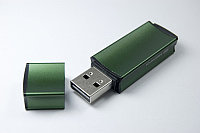 Флеш накопитель USB 2.0 Goodram Edge UEG2, металл, зеленый, 16Gb