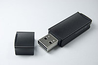 Флеш накопитель USB 2.0 Goodram Edge UEG2, металл, черный, 128Gb