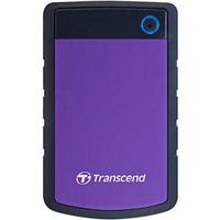 Внешний жёсткий диск Transcend StoreJet 25H3, пластик Софт Тач, фиолетовый/черный, 2Tb