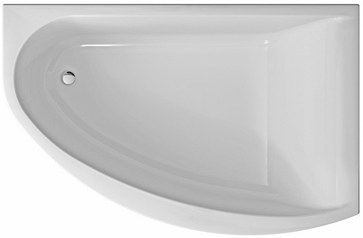 Ванна акриловая аcимметричная MIRRA 170х110 см (правая)