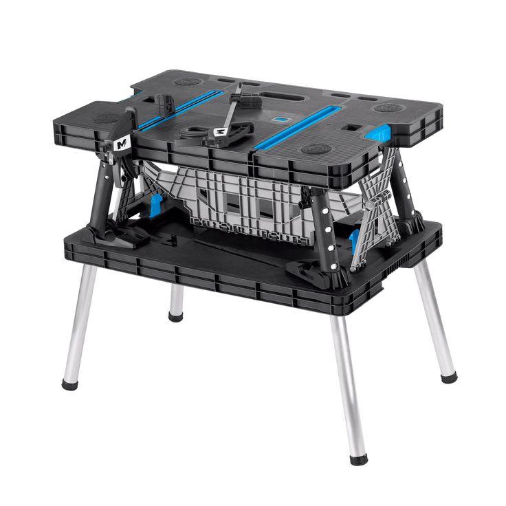 Верстак складной MacAllister Folding Work Table, черный/синий, фото 1
