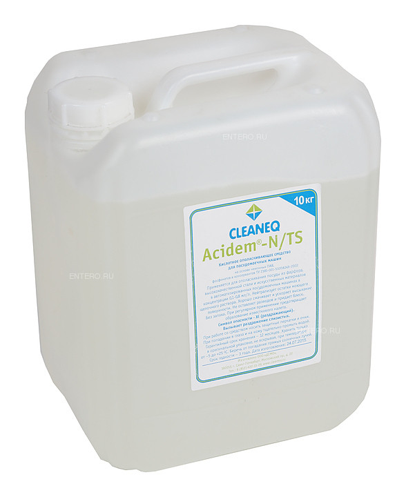Ополаскивающее средство CLEANEQ Acidem N/TS (10 кг) для посудомоечных машин - фото 1 - id-p137297418