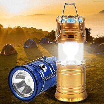 ФОНАРЬ-ЛАМПА ДЛЯ КЕМПИНГА НА СОЛНЕЧНОЙ БАТАРЕЕ CAMPING LIGHTS, фото 3