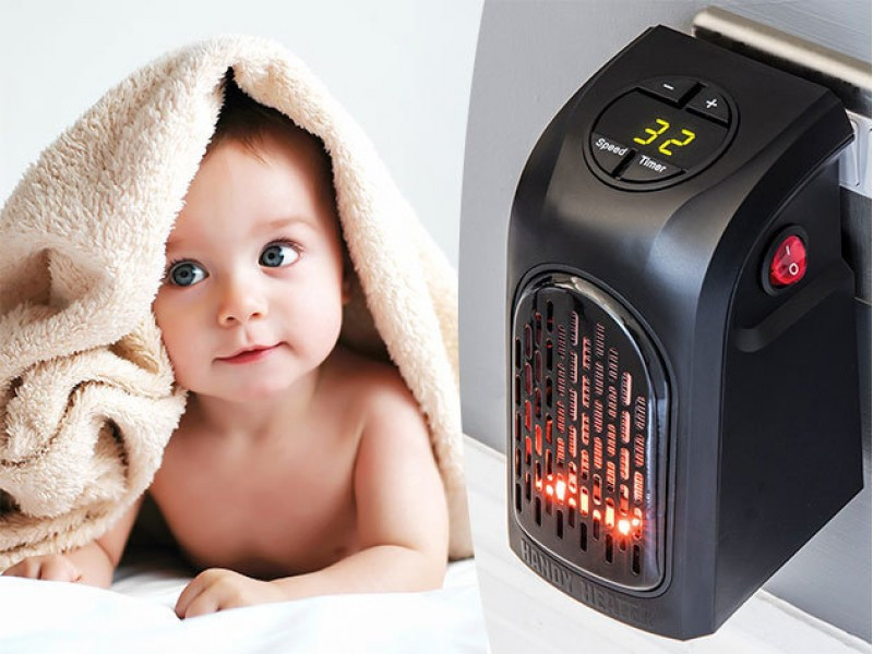 Портативный обогреватель Handy Heater с пультом управления (400W) - фото 1 - id-p137297732