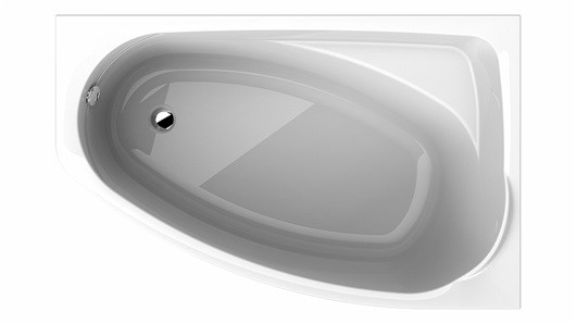 Ванна акриловая аcимметричная MYSTERY 150х95 см (правая)