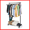 Напольная передвижная стойка для одежды SINGLE-POLE TELESCOPIC CLOTHES RACK 25 кг, фото 3