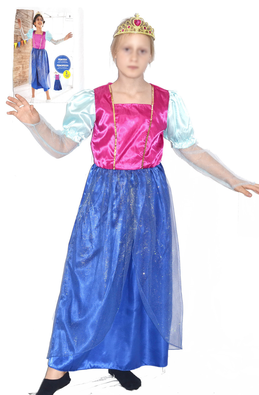 Платье карнавальное Анна Холодное Сердце на 7-10 лет - фото 3 - id-p137299216
