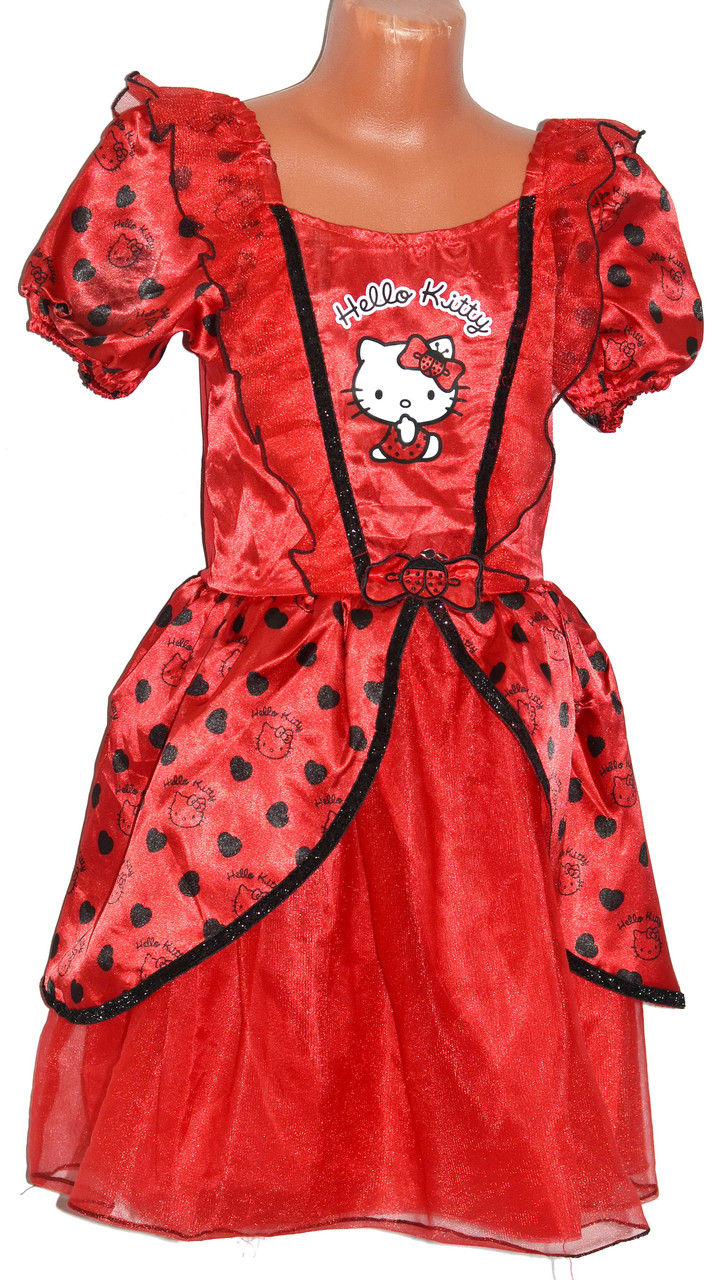 Платье Hello Kitty на 6-8 лет нарядное - фото 1 - id-p137299738