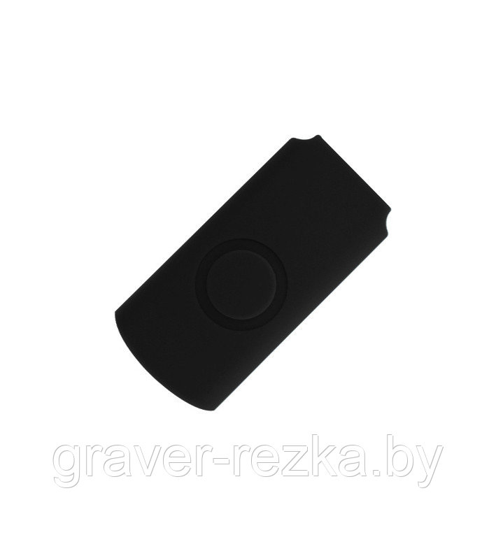 Корпус для флеш накопителя Twister, пластик Софт Тач, черный - фото 1 - id-p137306763