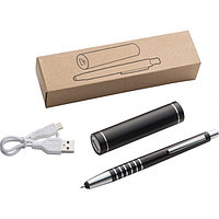 Набор портативное зарядное устройство и ручка со стилусом Easy Gifts Siena, пластик/металл,