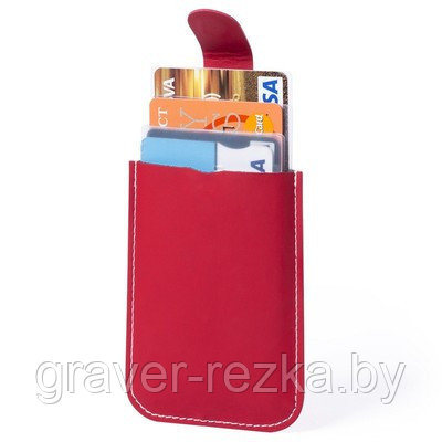 Футляр для кредитных карт с защитой RFID, PU - фото 3 - id-p137307040
