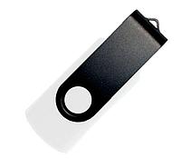 Флеш накопитель USB 2.0 Twister Color Mix, пластик Софт Тач/метал, белый/черный, 16Gb